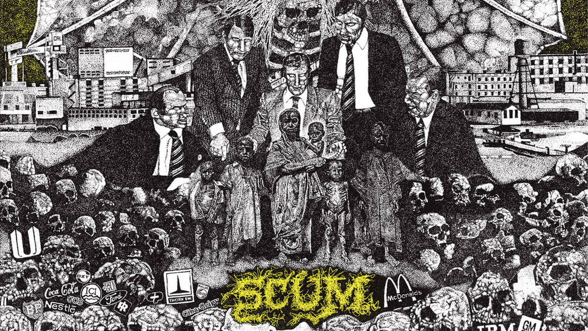 トップス HERESY vintge s.o.b ripcord napalm death 30 Years Ago: NAPALM DEATH record the second half of Scum | Todestrieb