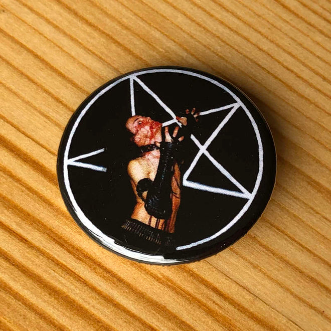 Bathory - Quorthon & Pentagram (Colour) (Badge)