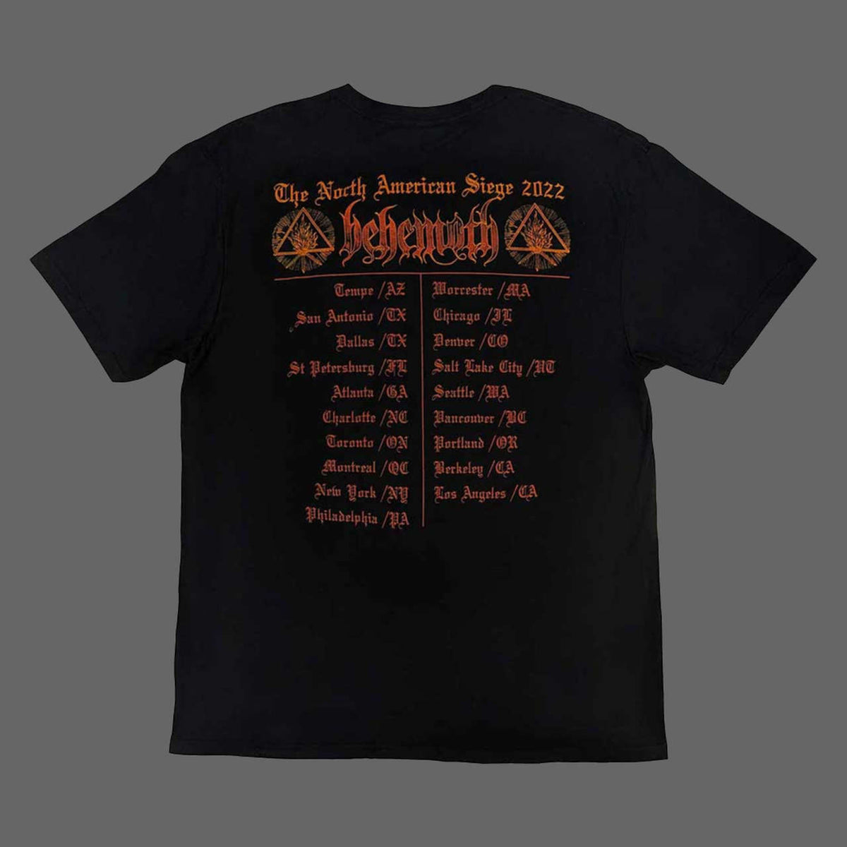Behemoth - The North American Siege 2022 (T-Shirt)