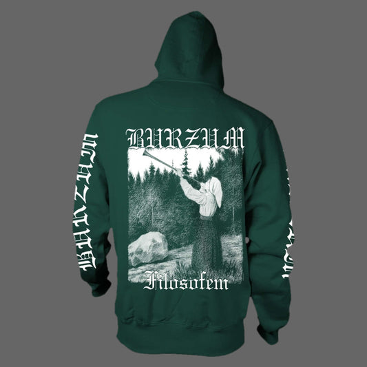 Burzum - Logo / Filosofem (Green) (Hoodie)