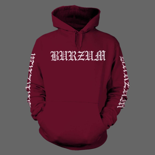 Burzum - Logo / Filosofem (Maroon) (Hoodie)