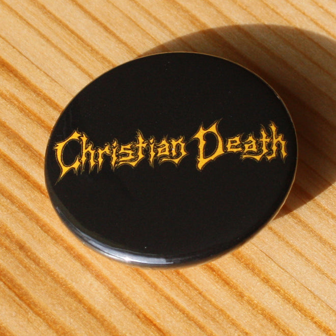 Christian Death - Yellow Old Logo (Badge)
