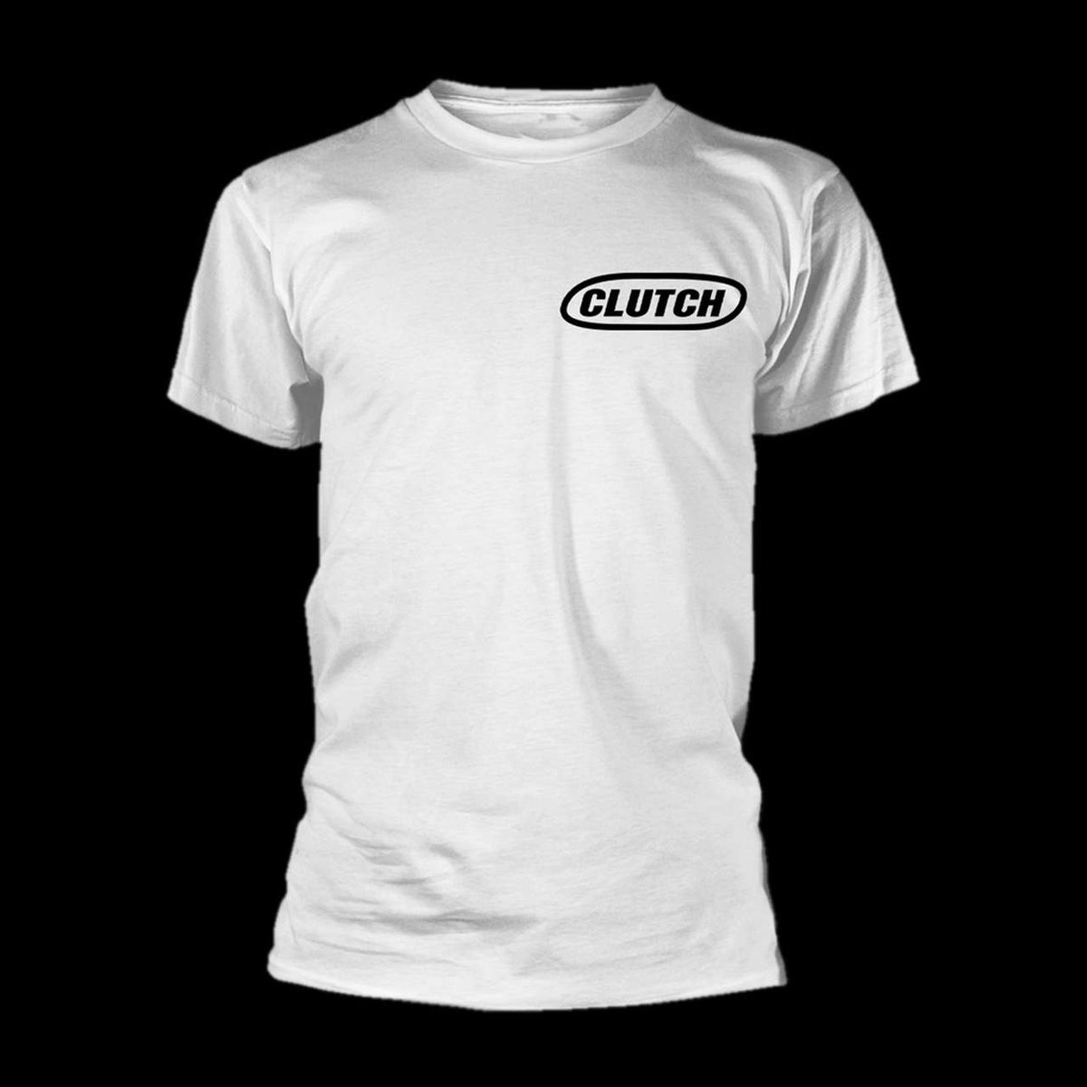 Clutch - Pocket Logo (White) (T-Shirt)