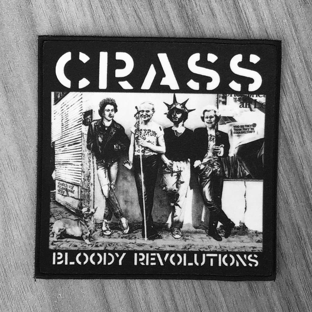 Crass - Bloody Revolutions (Printed Patch) | Todestrieb