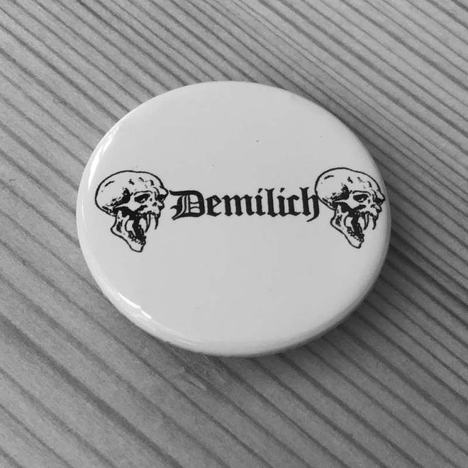 Demilich - Logo & Skulls (Badge)