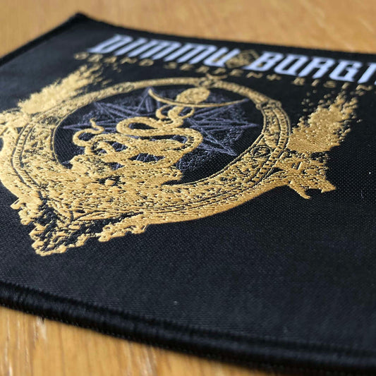 Dimmu Borgir - Grand Serpent Rising (Gold) (Woven Patch)