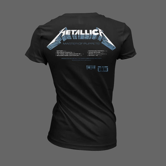 Metallica - Master of Puppets (Tracks) (Women's T-Shirt)