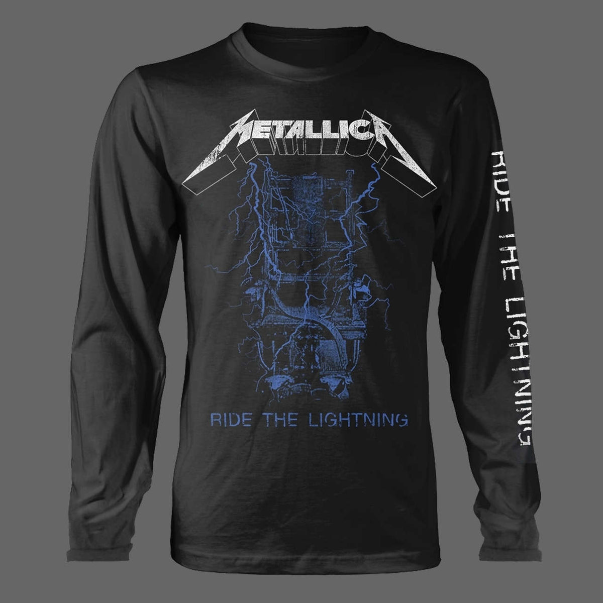 metallica ride the lightning long sleeve shirt