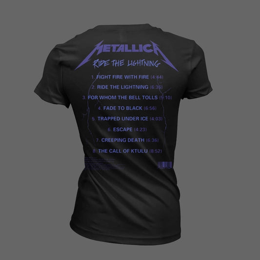 Metallica - Ride the Lightning (Tracks) (Women's T-Shirt)