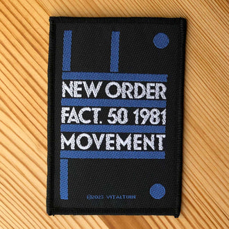 New Order - Movement (Woven Patch)