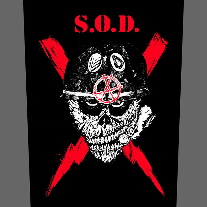 S.O.D. - Scrawled Lightning (Backpatch)