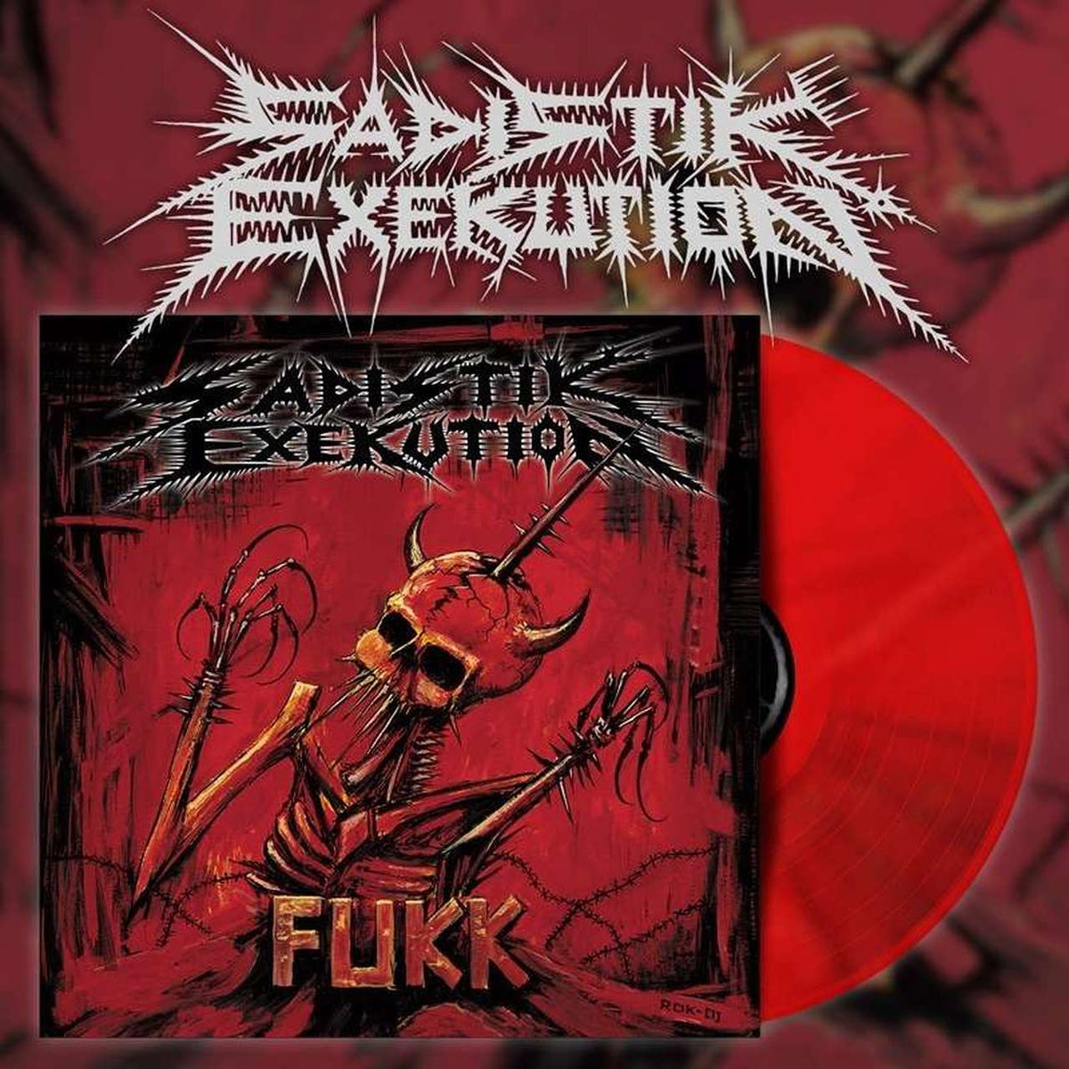 Sadistik Exekution - Fukk (2022 Reissue) (Red Marble Edition) (LP)