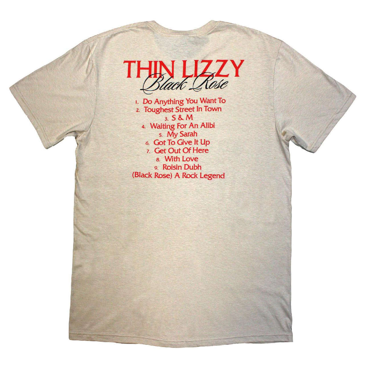 Thin Lizzy - Black Rose: A Rock Legend (Natural) (T-Shirt)