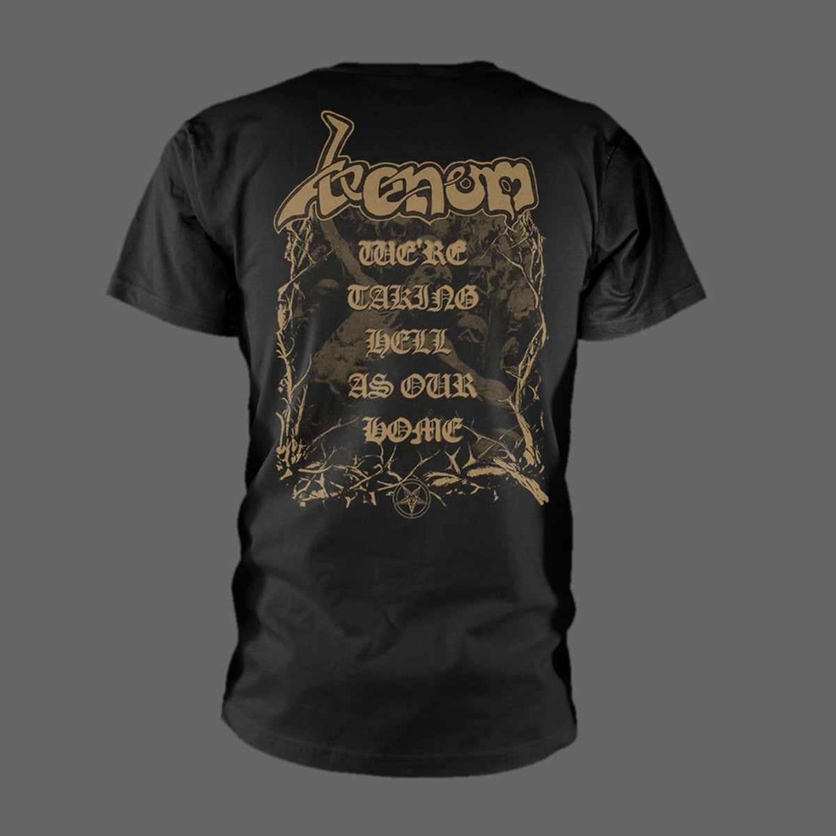 Venom - Welcome to Hell (Old Logo) (Gold) (T-Shirt)
