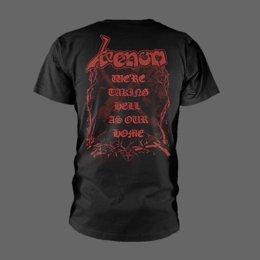 Venom - Welcome to Hell (Old Logo) (Red) (T-Shirt)