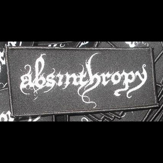 Absinthropy - White Logo (Woven Patch)