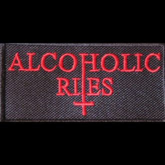 Alcoholic Rites - Red Logo (Embroidered Patch)