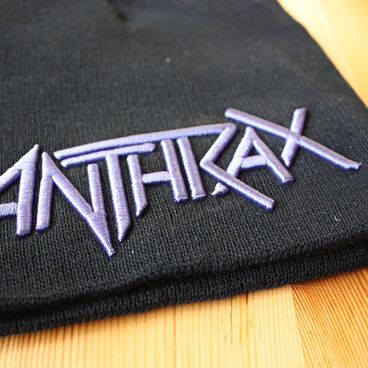 Anthrax - Purple Logo (Beanie)