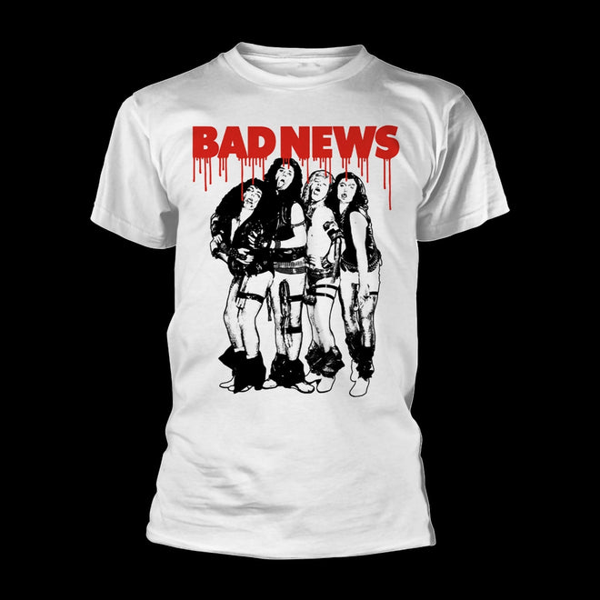 Bad News - Band (White) (T-Shirt)