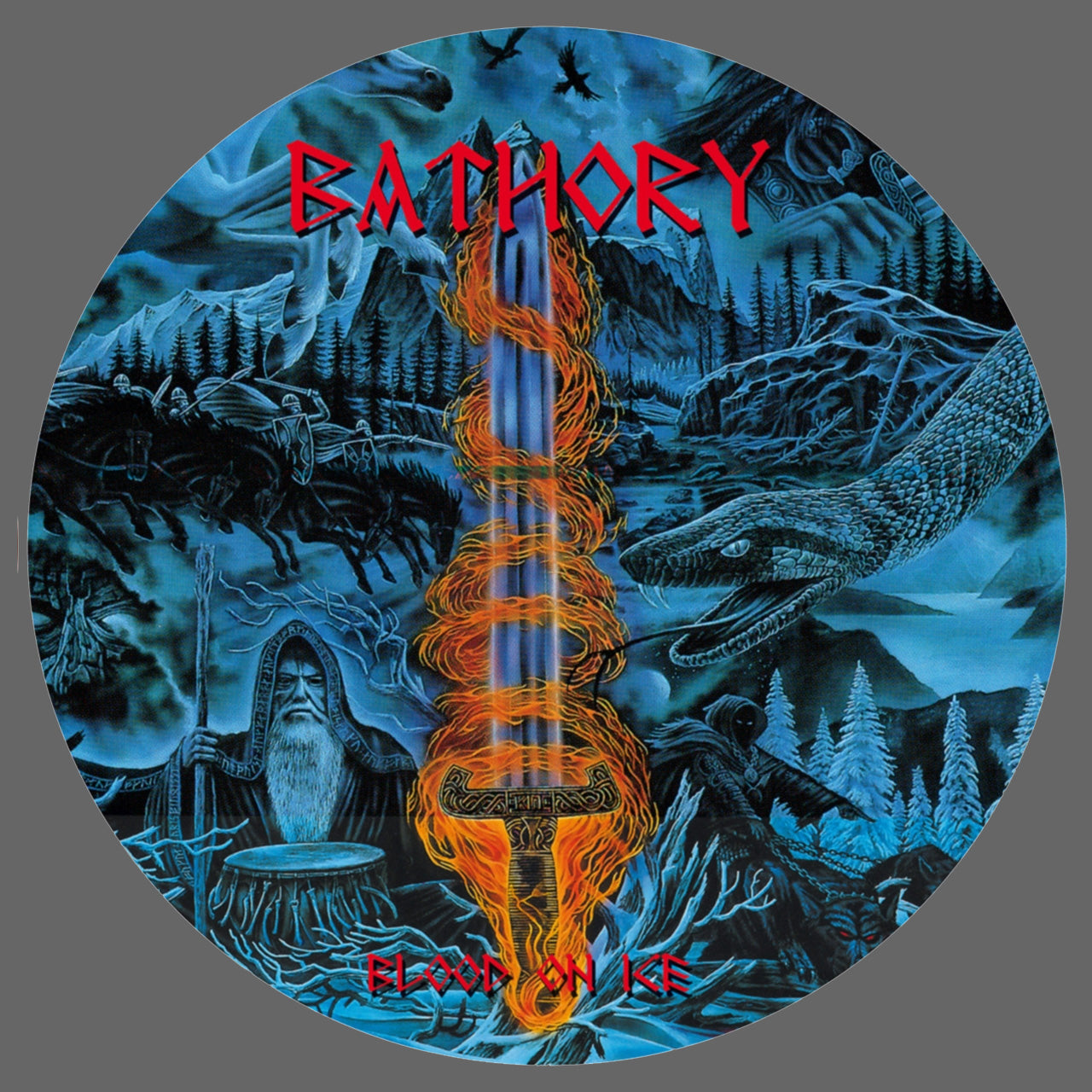 Bathory - Blood on Ice (2022 Reissue) (Picture Disc LP)