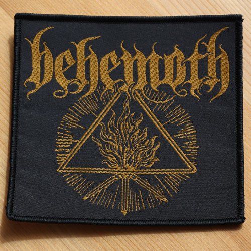Patch Tessuto Ricamato Behemoth Furor Divinus – Toppa Da Cucire 10 X 9,5 Cm