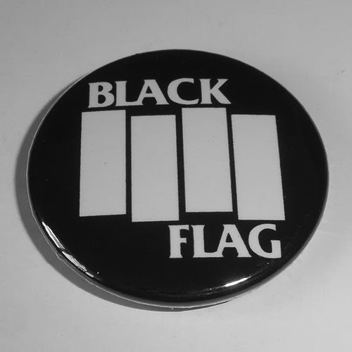 Black Flag - White Logo (Badge)