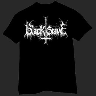 Black Grave - White Logo (T-Shirt)