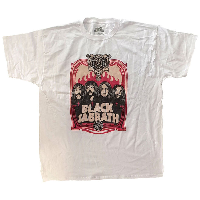 Black Sabbath - Faces (White) (T-Shirt)
