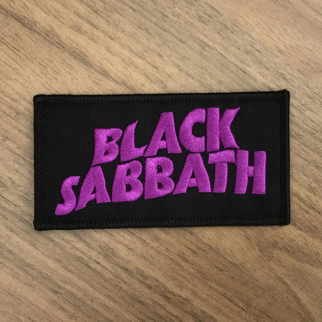Black Sabbath - Purple Logo (Embroidered Patch)
