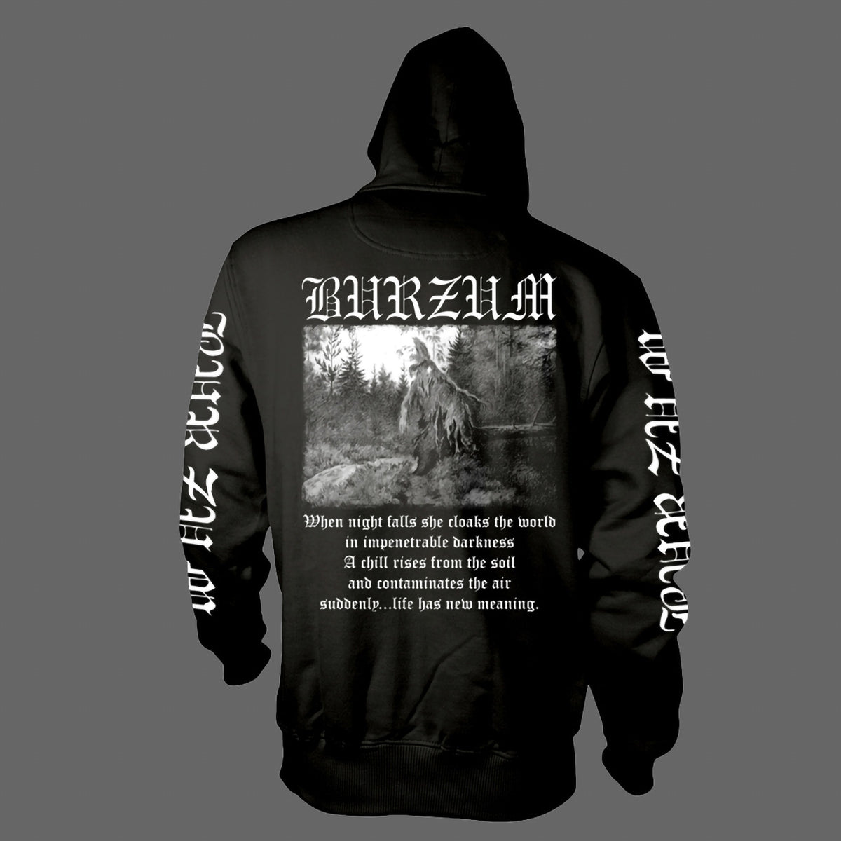 Burzum - Filosofem (White on Black) (Hoodie)