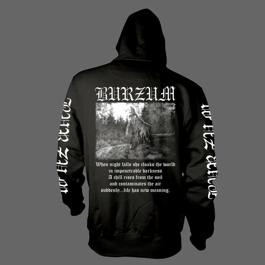 Burzum - Filosofem (White on Black) (Hoodie)