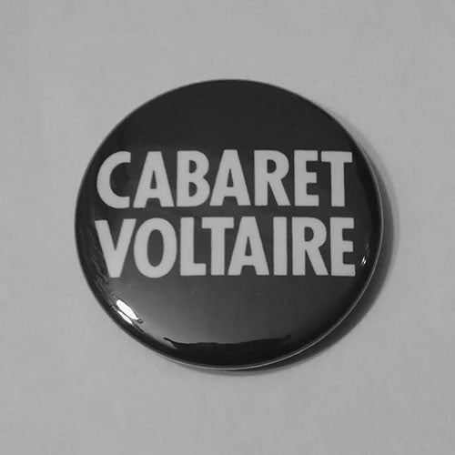 Cabaret Voltaire - White Logo (Badge)