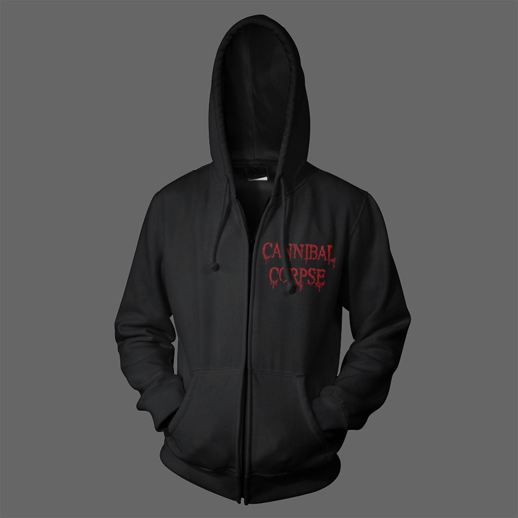 Cannibal Corpse Red Before Black Full Zip Hoodie