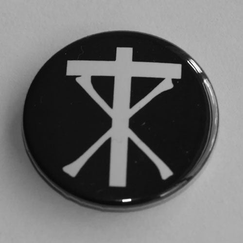 Christian Death - White Logo Symbol (Badge)