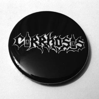 Cirrhosis - White Logo (Badge)