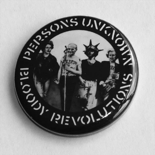 Crass / Poison Girls - Bloody Revolutions / Persons Unknown (Badge)
