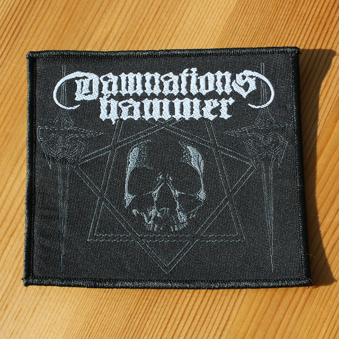 Damnation's Hammer - Skull & Hammers (Woven Patch)