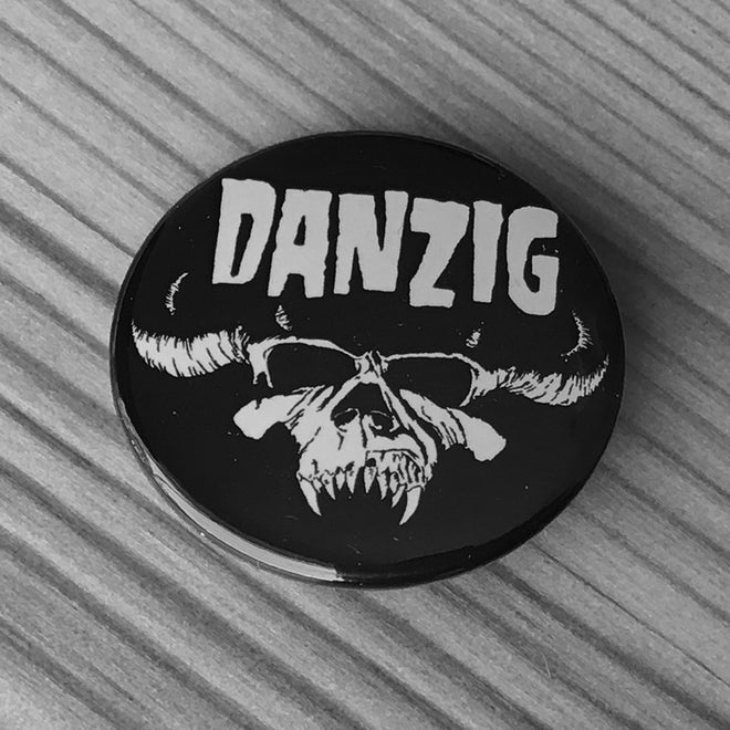 Danzig - White Logo (Solid) (Badge)