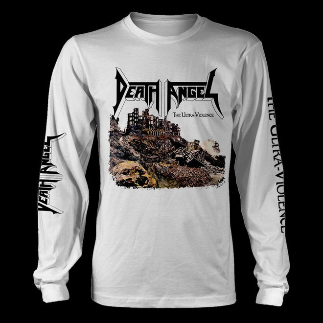 Death Angel - The Ultra-Violence (White) (Long Sleeve T-Shirt)