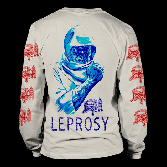 Death - Leprosy (Posterized) (Off-White) (Long Sleeve T-Shirt)