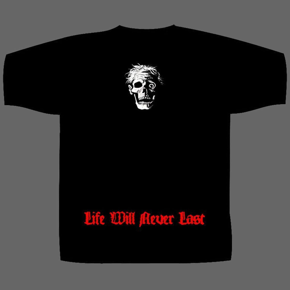 Death - Red Logo / Life Will Never Last (T-Shirt)