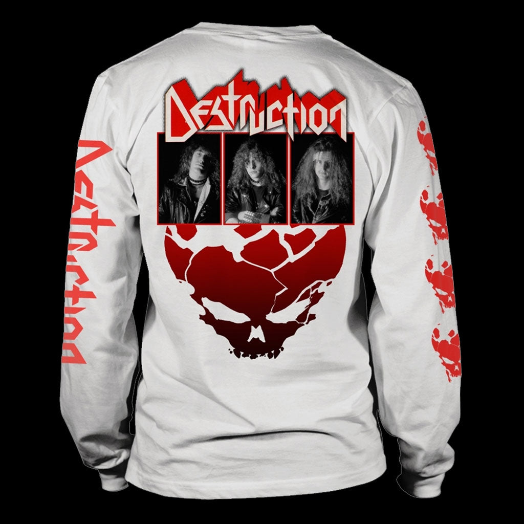 Destruction - Eternal Devastation (White) (Long Sleeve T-Shirt