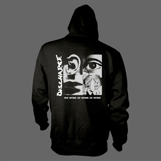 Discharge - Hear Nothing See Nothing Say Nothing (Full Zip Hoodie)