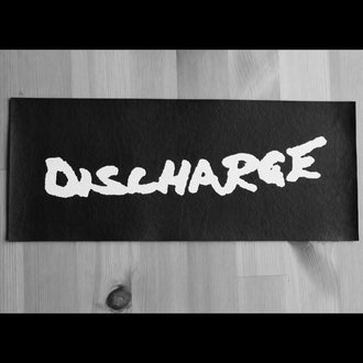 Discharge - Logo (Leather) (Superstrip) (Backpatch)