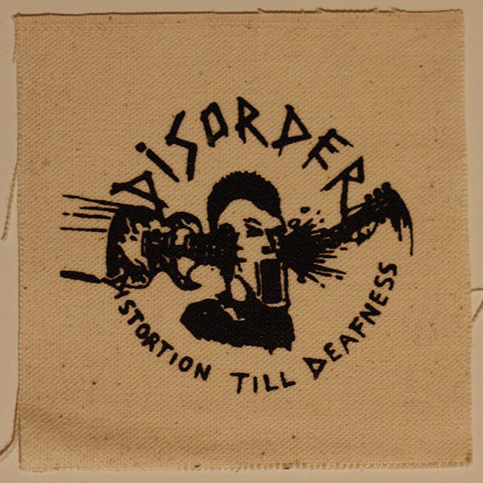 Disorder - Distortion Till Deafness (Printed Patch)