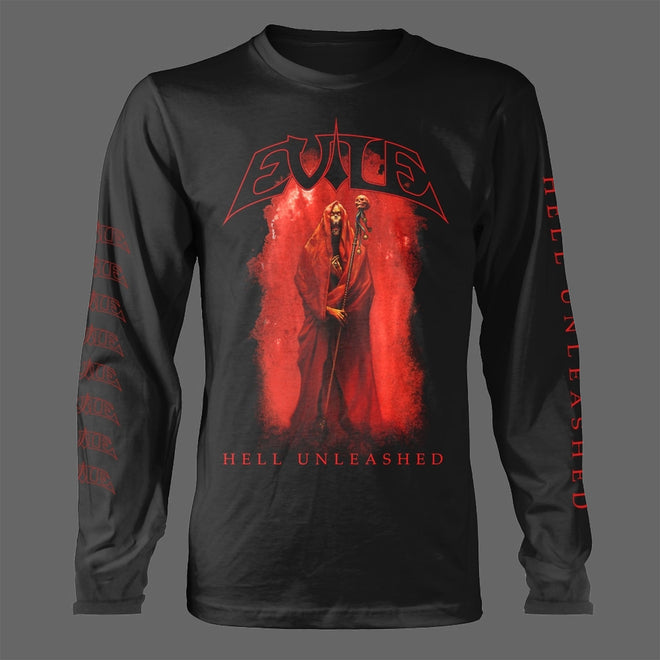 Evile - Hell Unleashed (Black) (Long Sleeve T-Shirt)