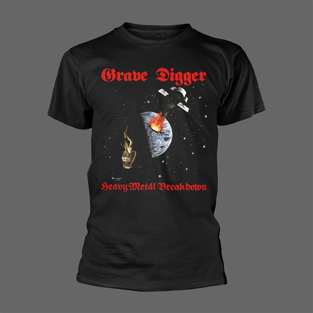 T-Shirt Grave Digger Heavy Metal Breakdown – Maniche Lunghe – Nera – Nuova - Foto 4
