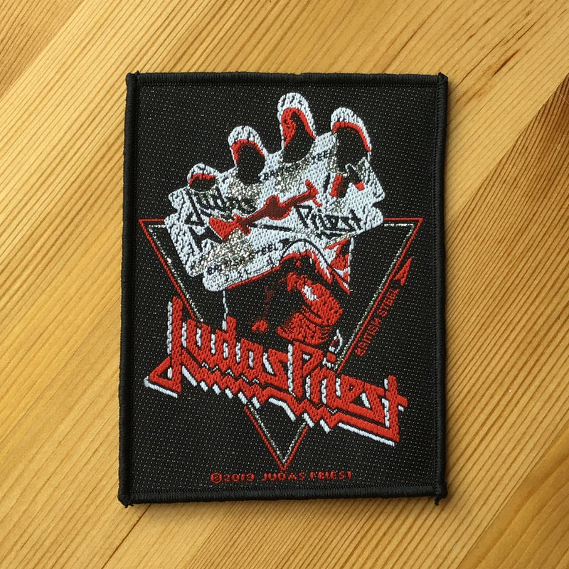 Judas Priest - British Steel (Triangle) (Woven Patch) | Todestrieb
