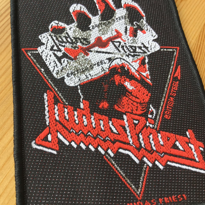 Judas Priest - British Steel (Triangle) (Woven Patch) | Todestrieb