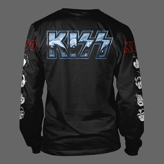 Kiss - Love Gun (Chrome) (Long Sleeve T-Shirt)